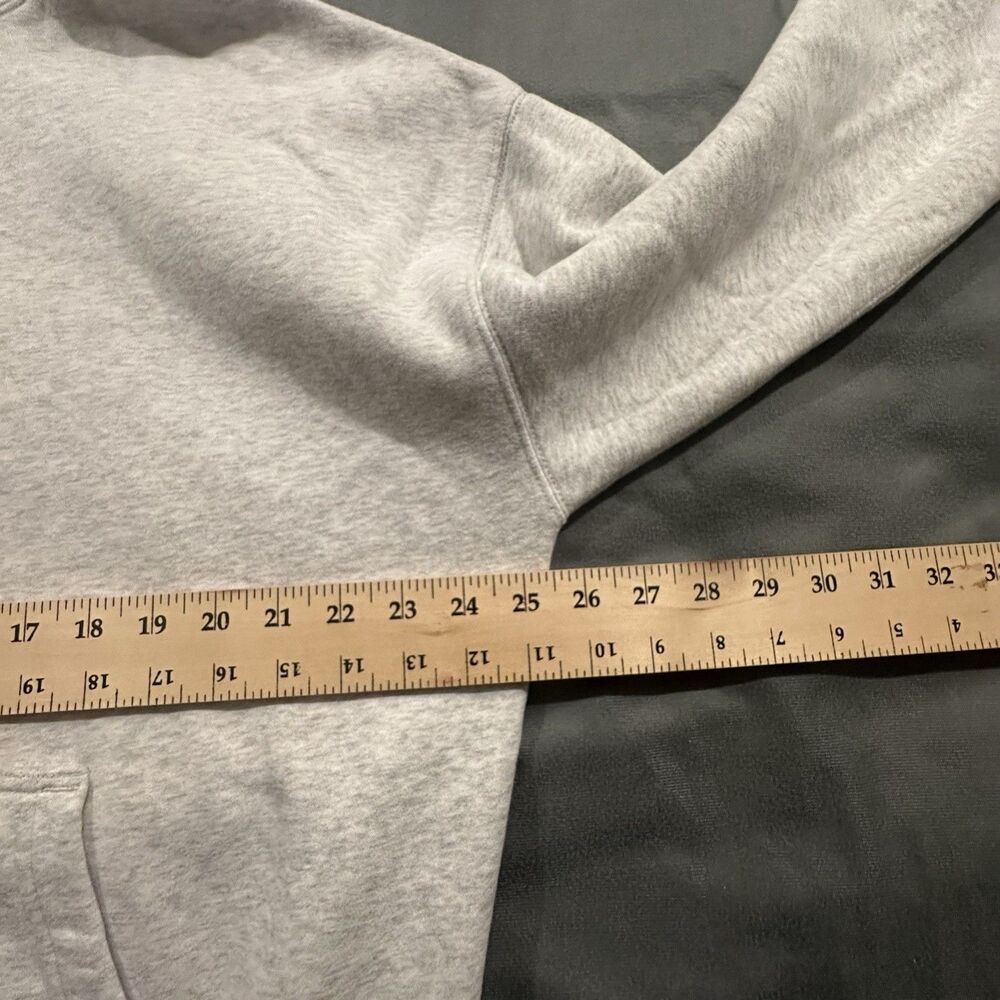Abercrombie & Fitch Soft A&F Essentials Hoodie Men's M Oversized Light Gray - Picture 2 of 8